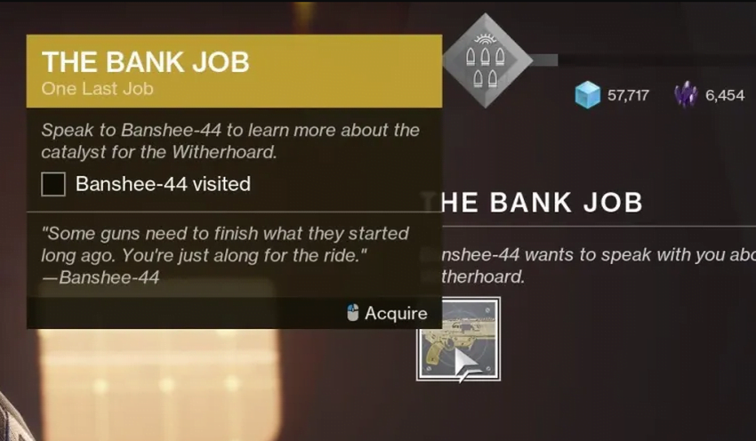 Destiny 2 The Bank Job