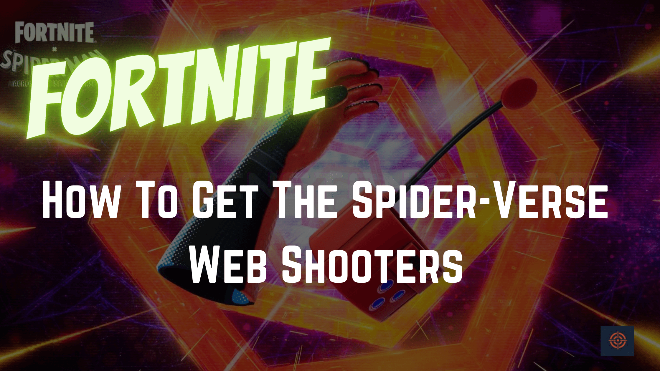 spider verse web shooter fortnite