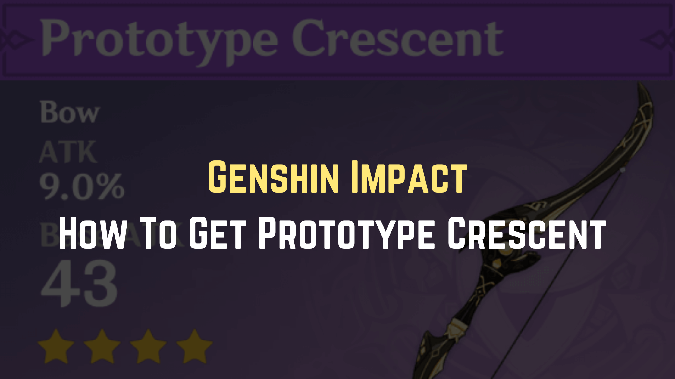 prototype crescent genshin impact