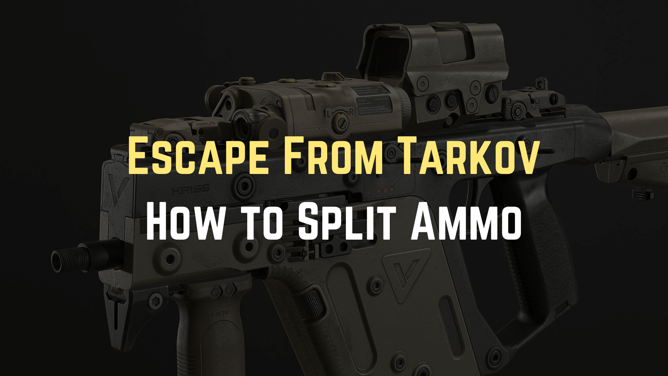 how to split ammo in tarkov