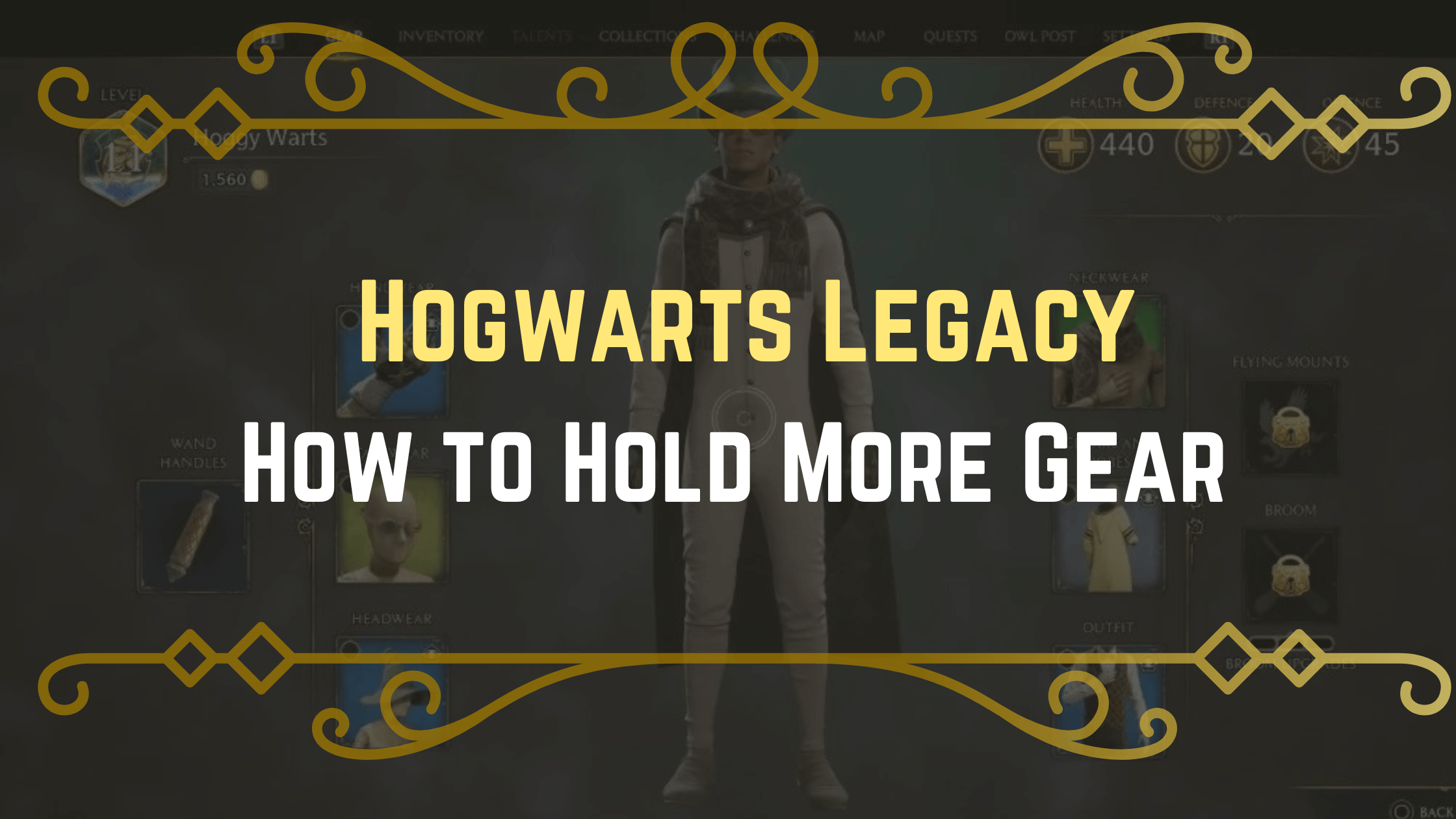 How to Hold More Gear in Hogwarts Legacy