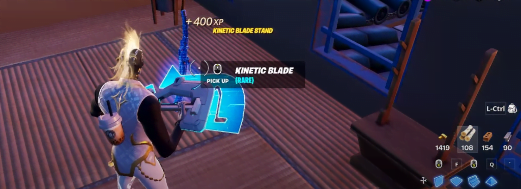 location kinetic blade fortnite
