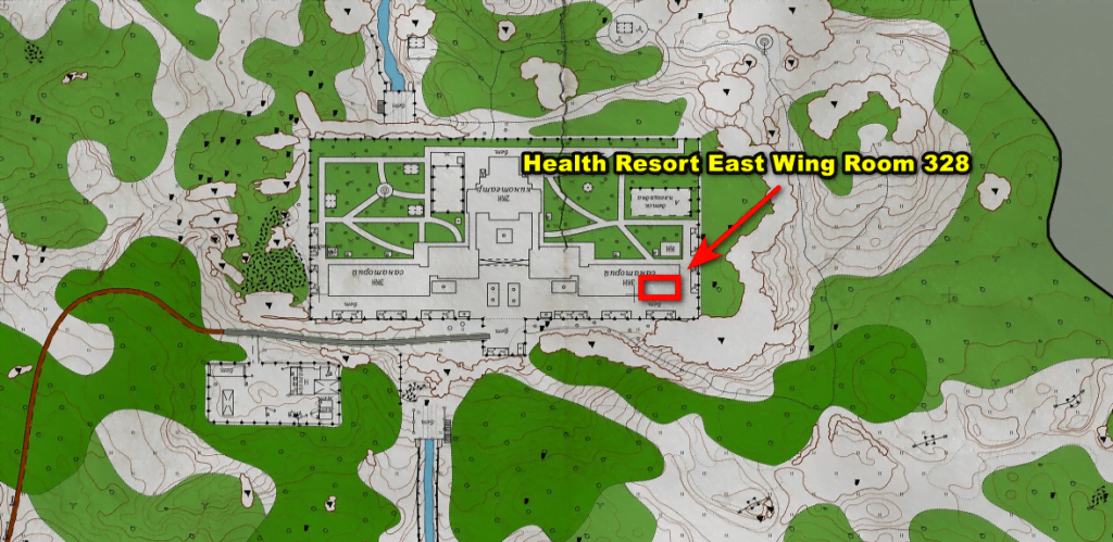 location of Health Resort East Wing Room 328