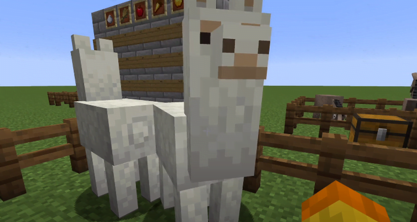 what do llamas eat in minecraft