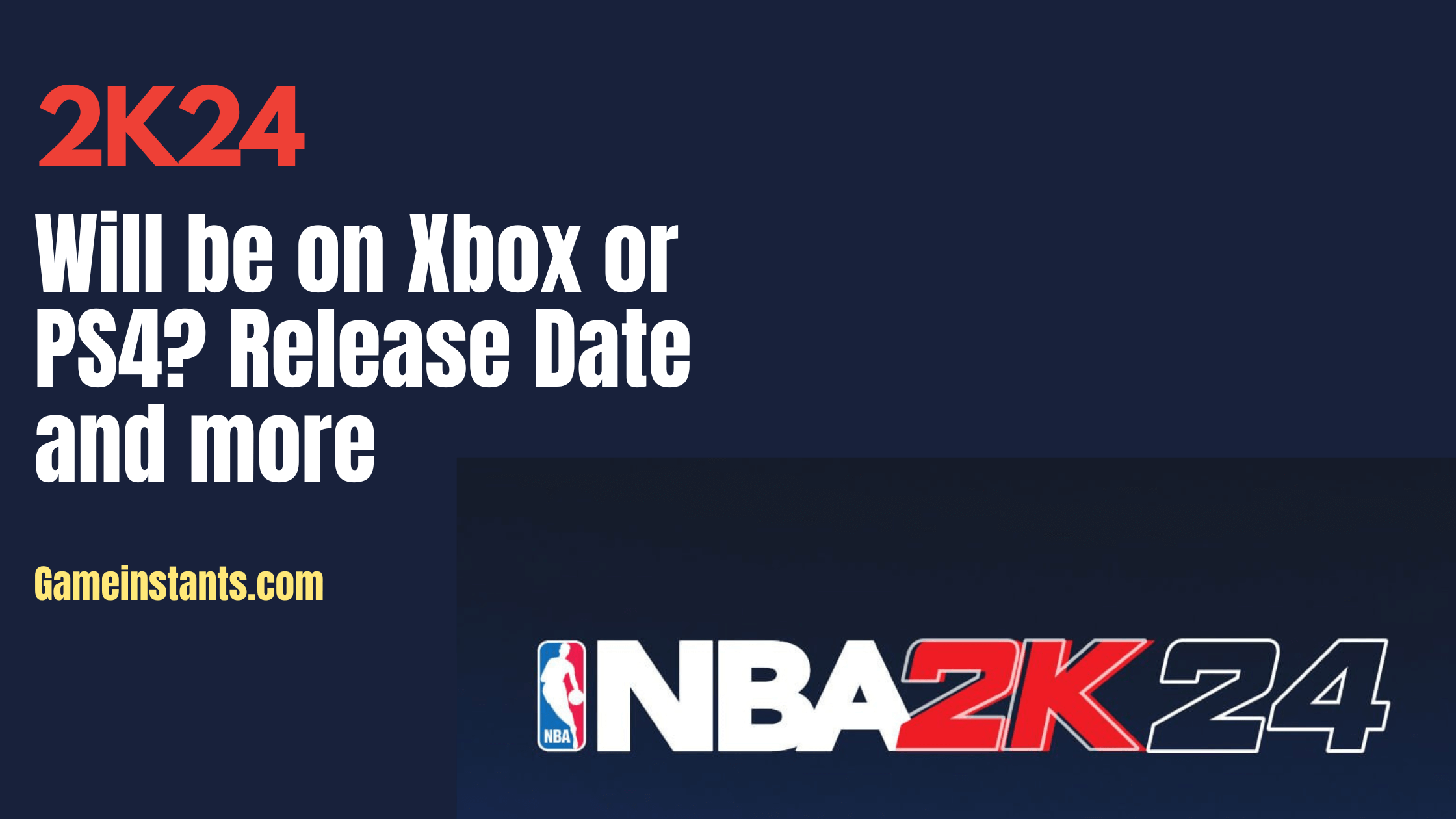 will 2k24 be on xbox one