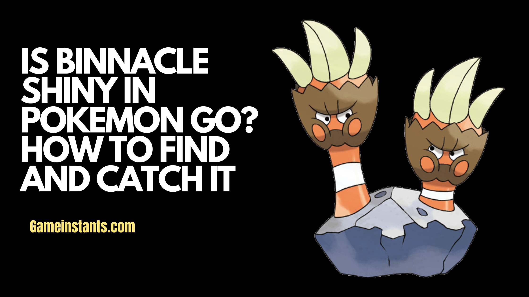 Shiny Binnacle Pokemon Go