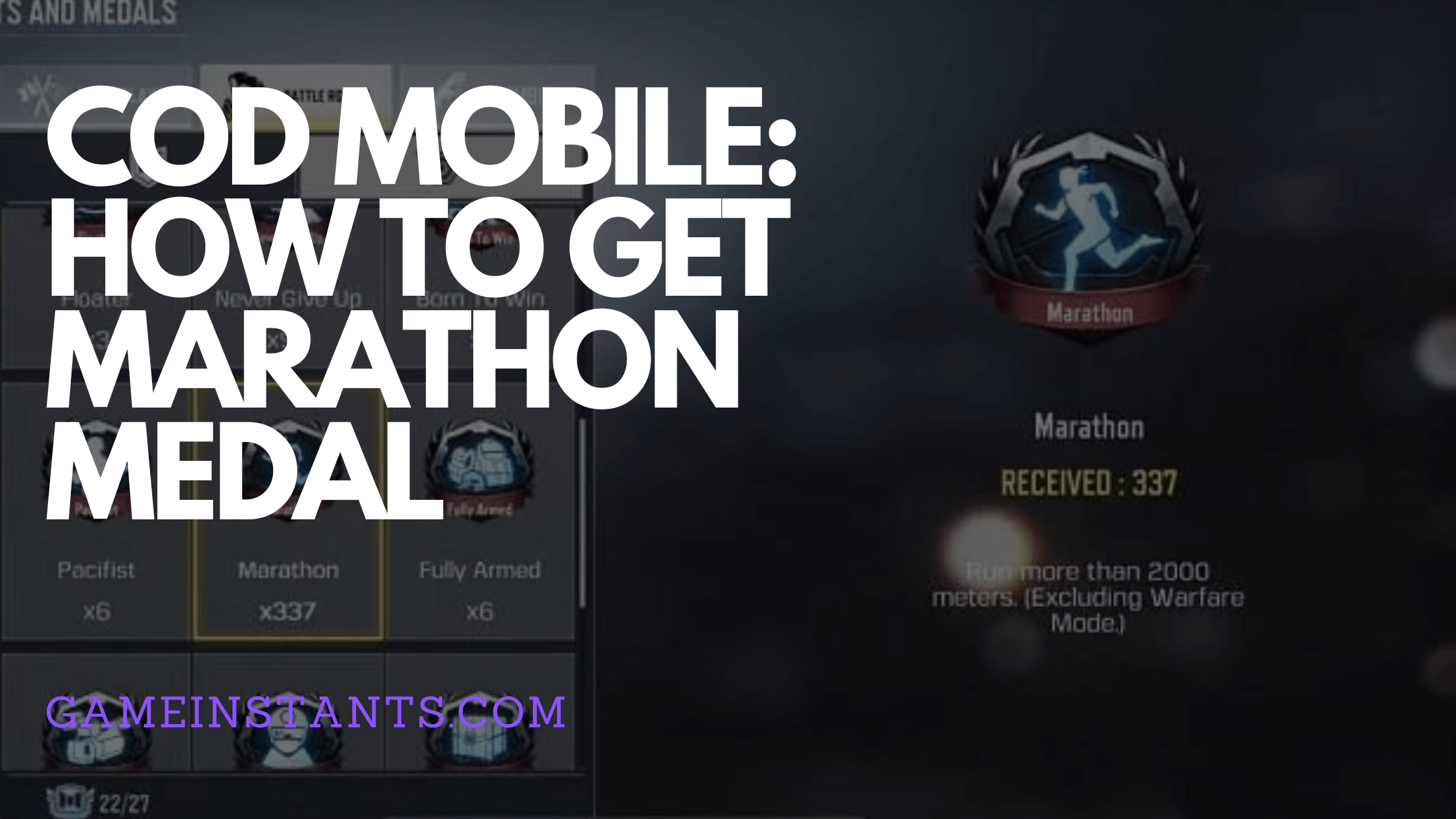 marathon medal cod mobile