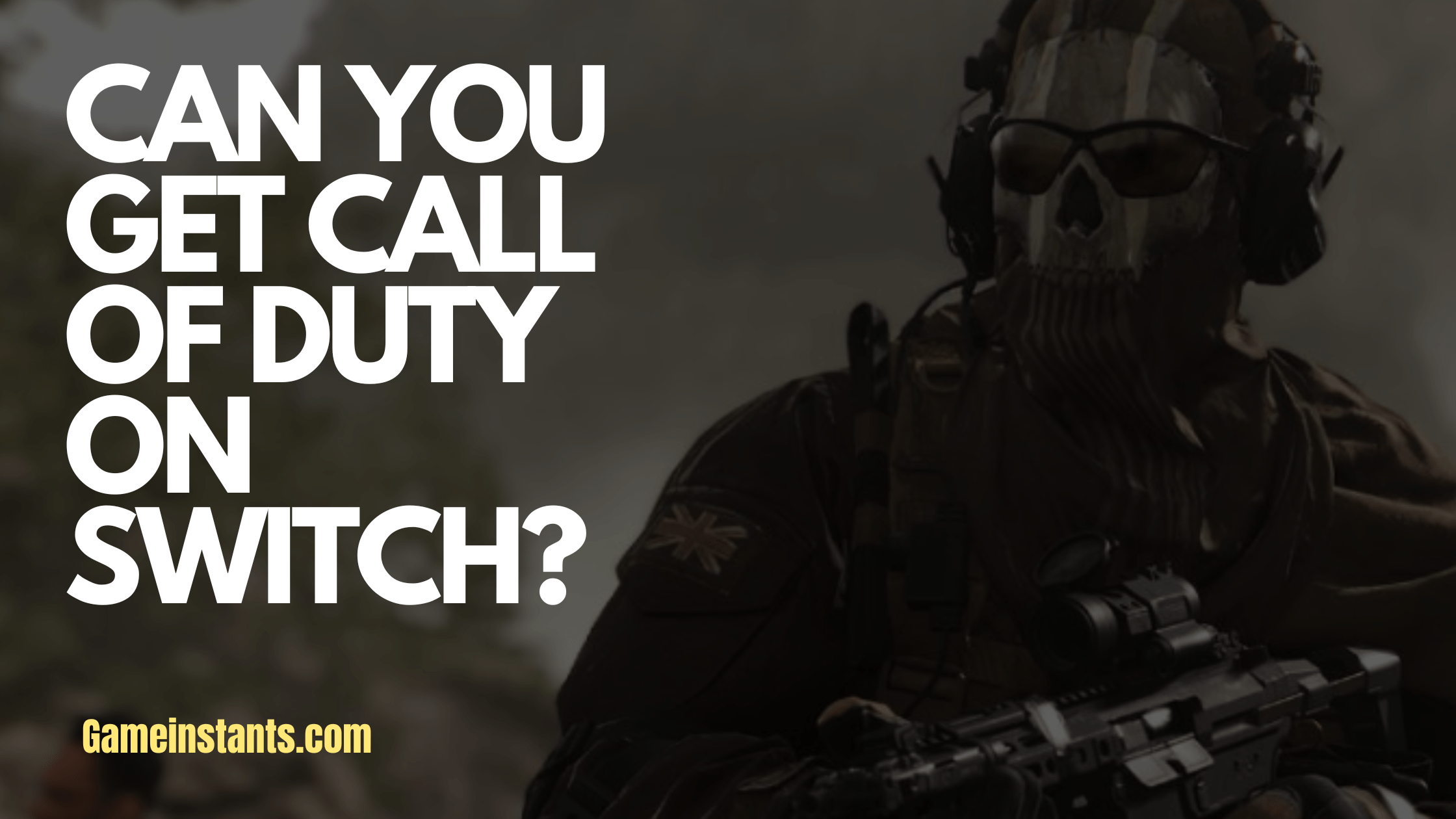 Can You Get Call Of Duty On Switch