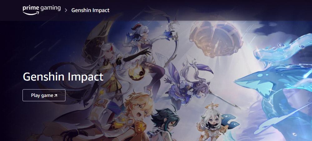 Genshin Impact Prime Gaming