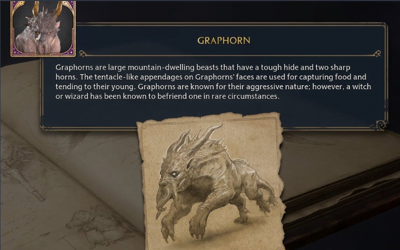 Graphorn Location Hogwarts Legacy
