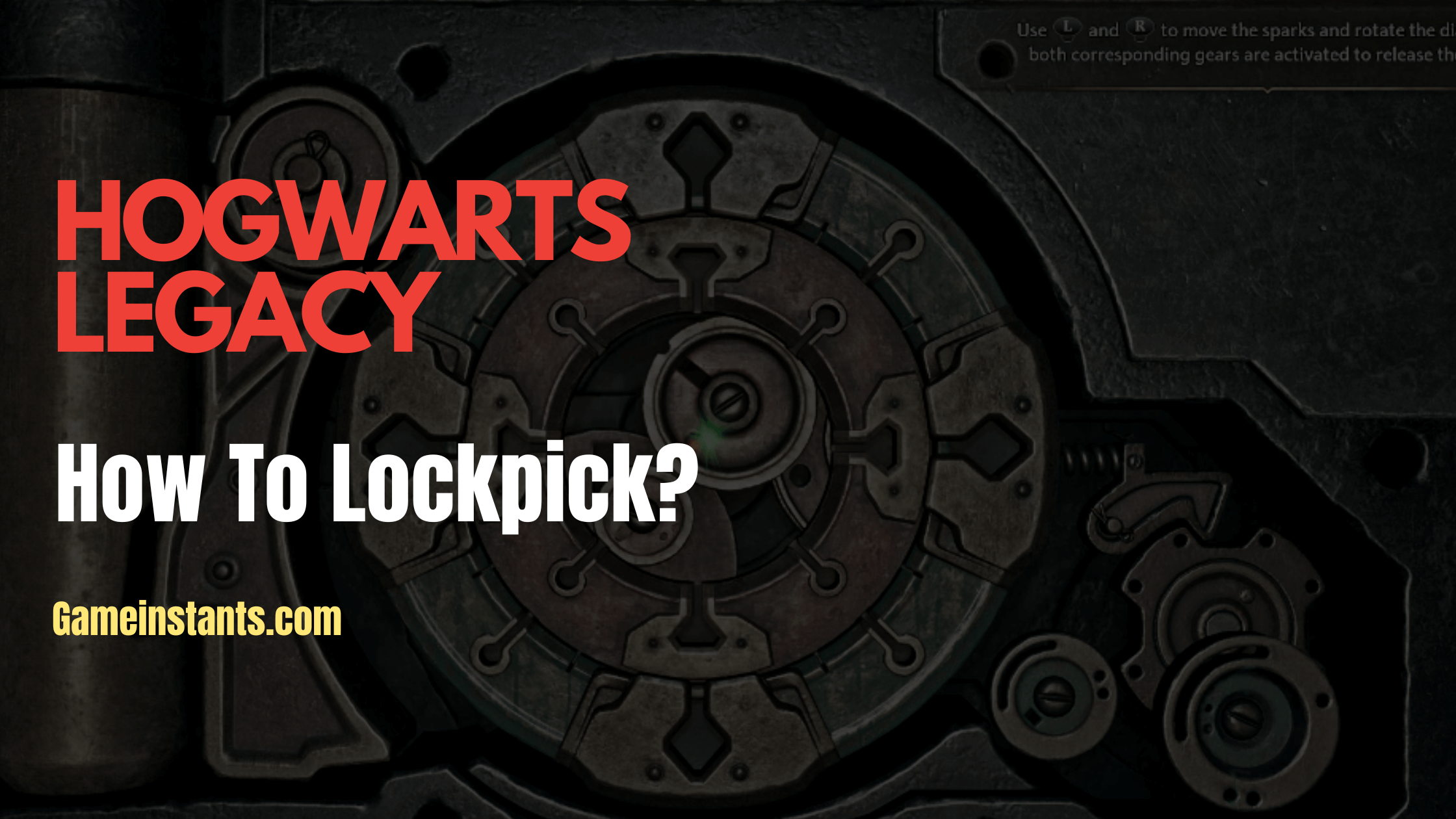how to lockpick Hogwarts Legacy