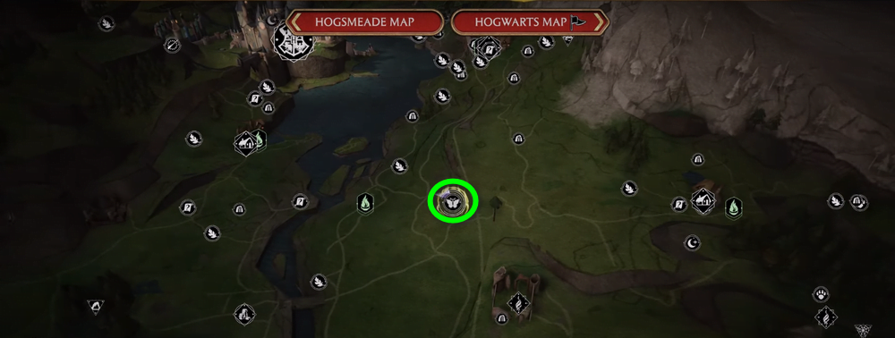Hogwarts Valley Butterfly Location