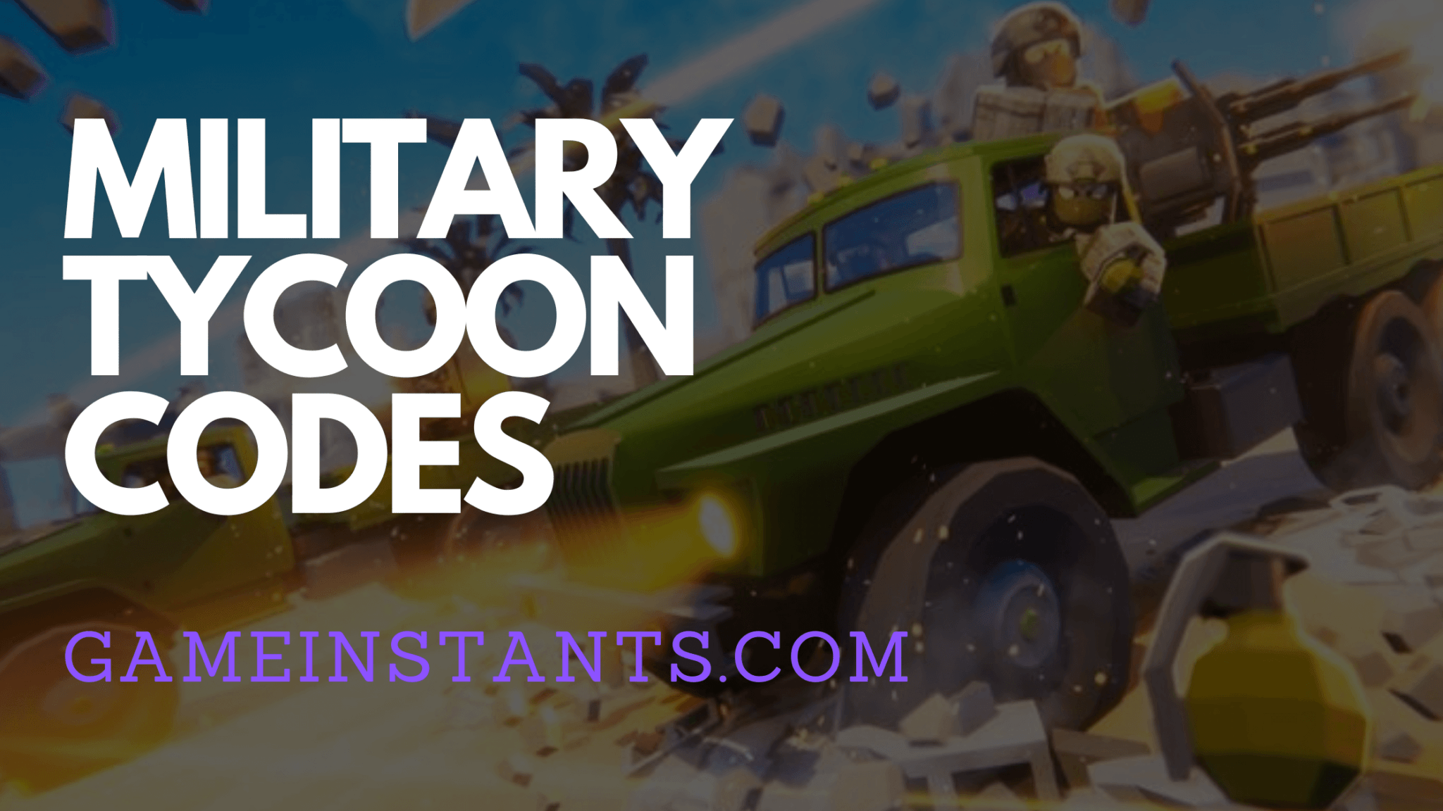 Military Tycoon Codes 2024 Gameinstants