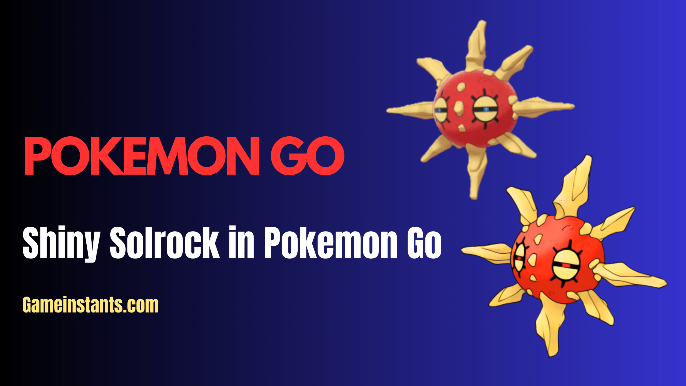 Solrock Shiny Pokemon Go
