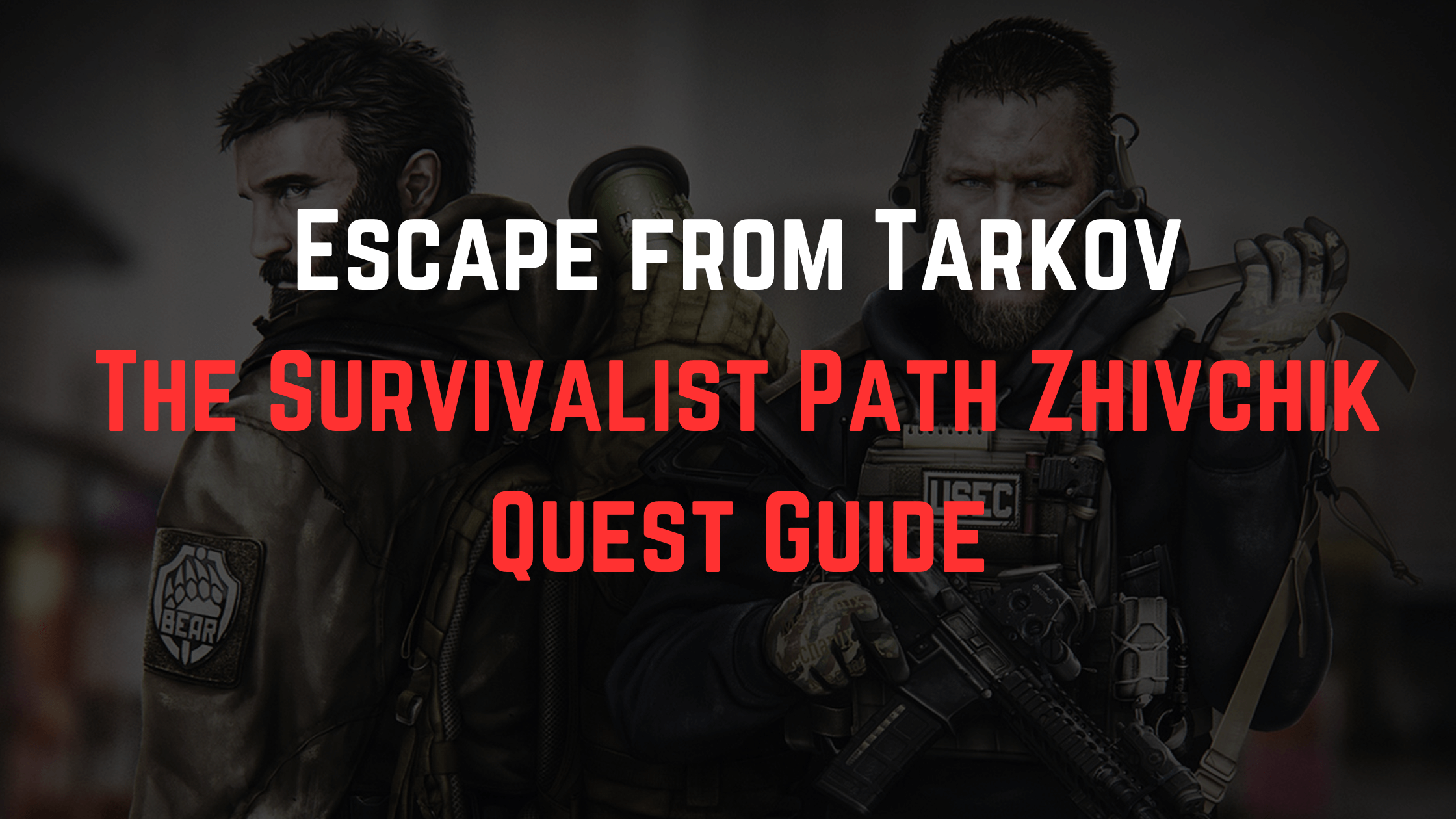 The Survivalist Path Zhivchik