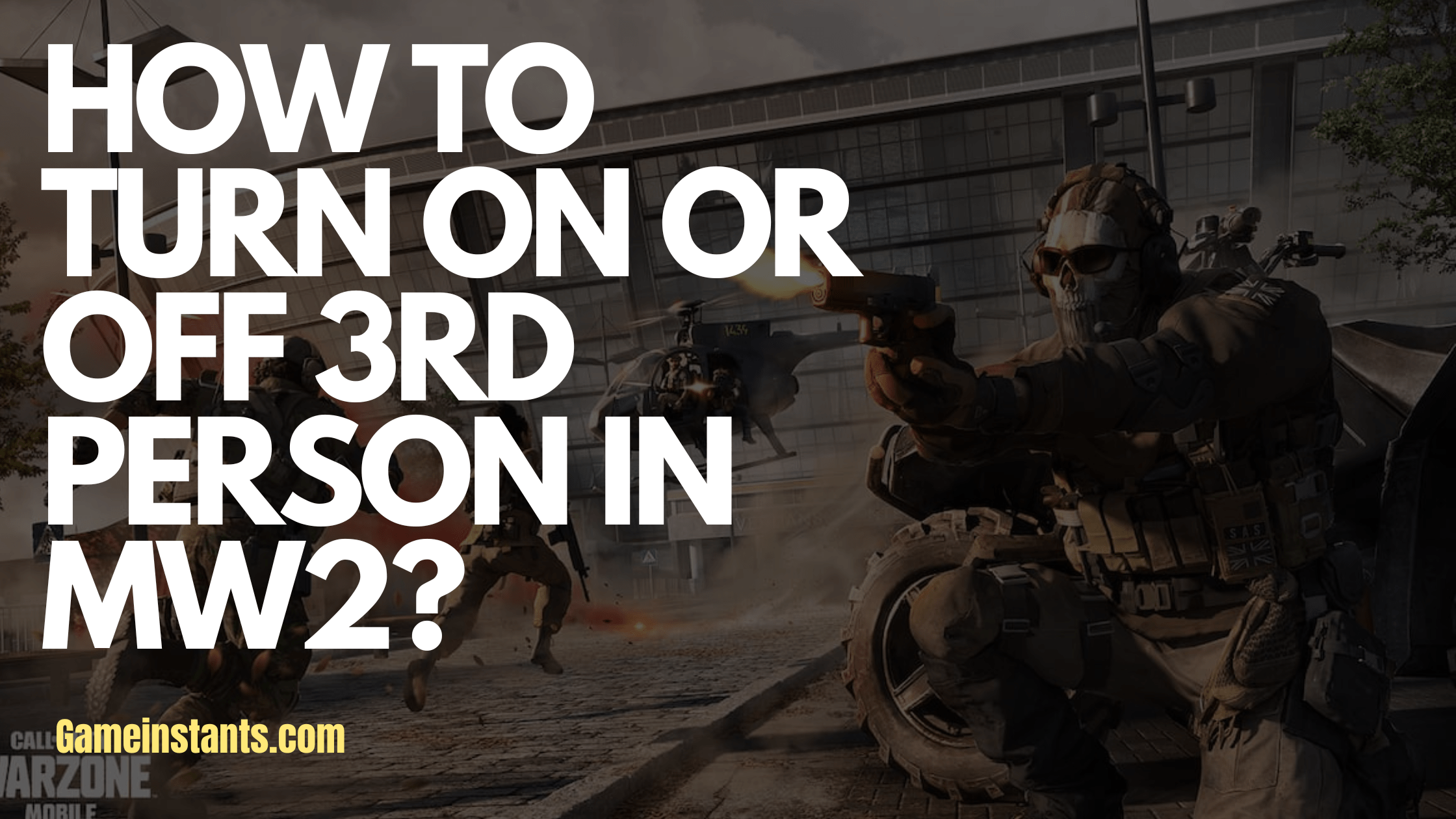 how to turn off 3rd person mw2