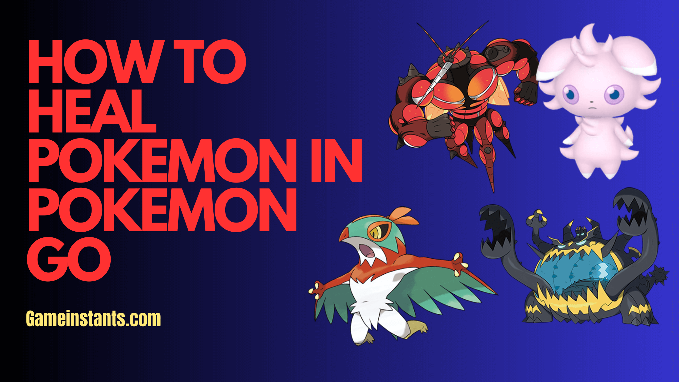 how to heal pokemon in pokemon go