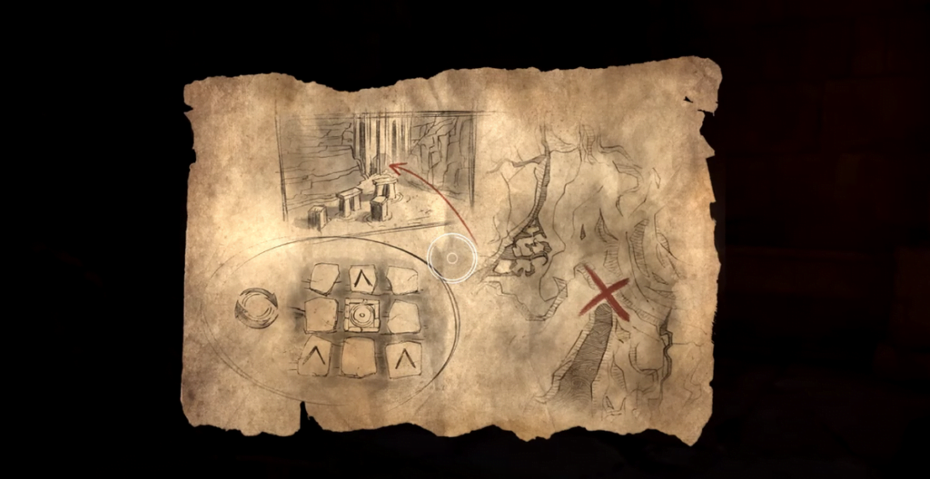 cursed tomb treasure map fragment