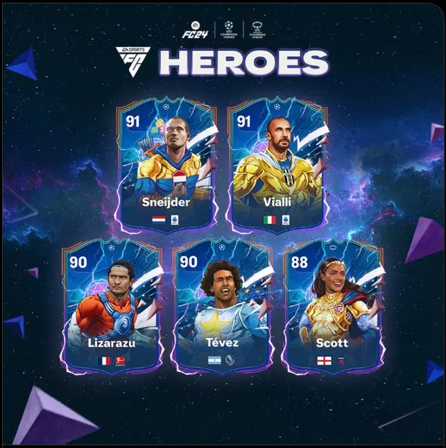 EA Sports FC 24 Heros