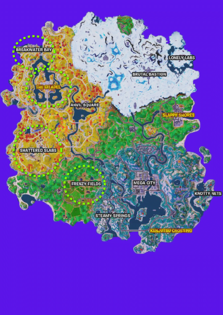 Fornite Chapter 4 Season 3 Wolves Spawning Locations