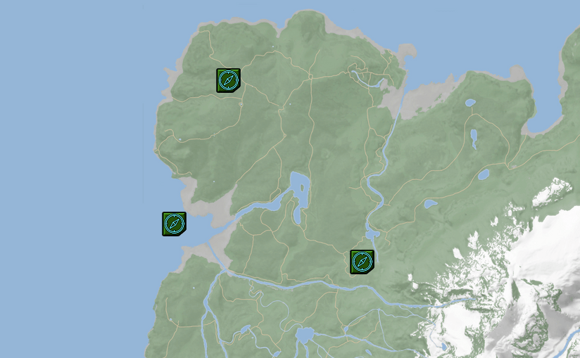 Sons of the Forest GPS locators Locations
