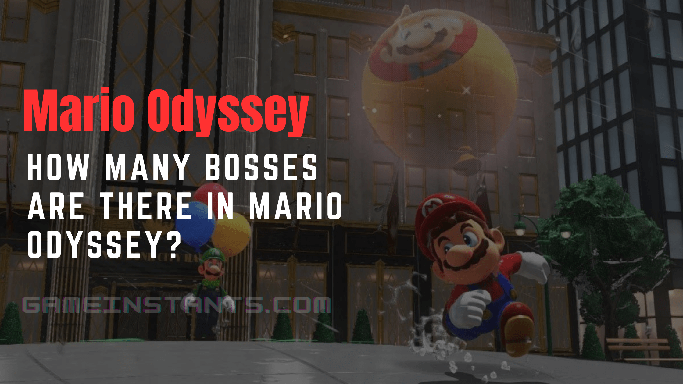 how many bosses in Mario Odyssey