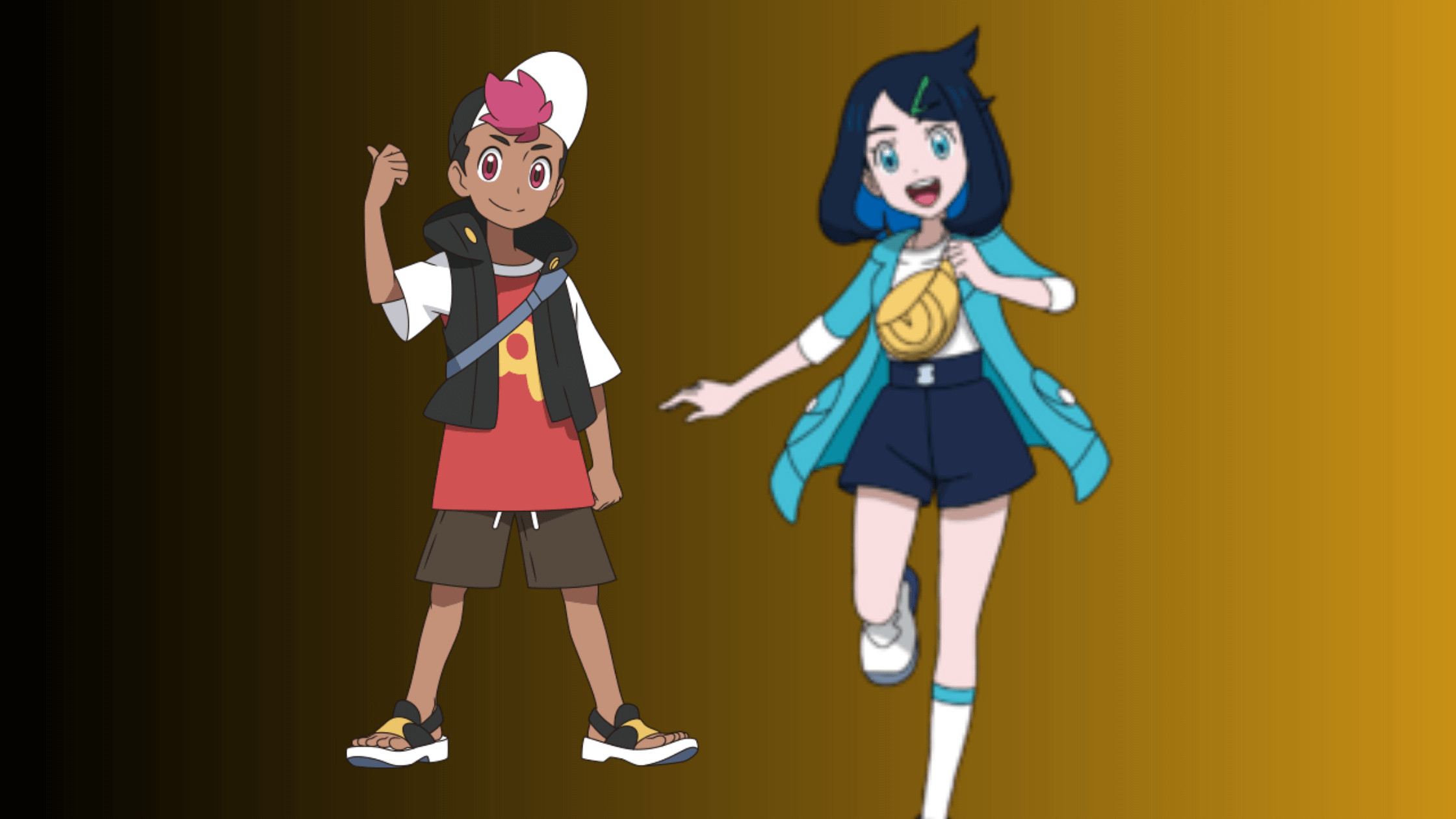 Pokemon Anime Liko and Roy
