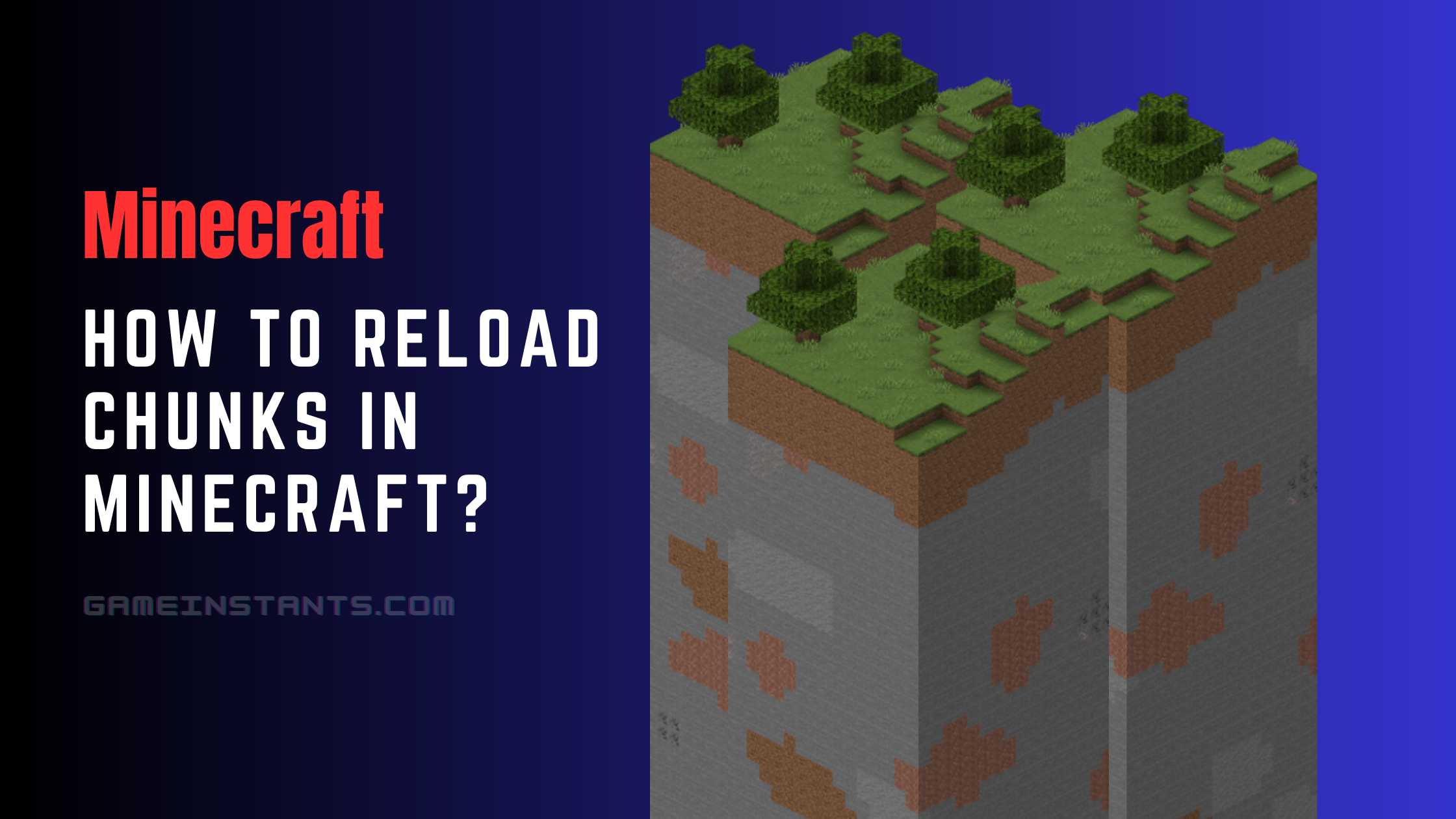 how to reload chunk in minecraft