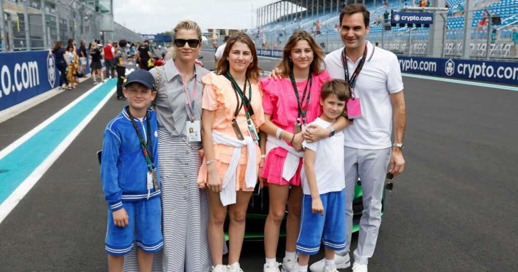 Roger Federer family photos
