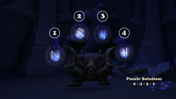 Runic Ward Chest in Zskera Vaults Puzzle Solution