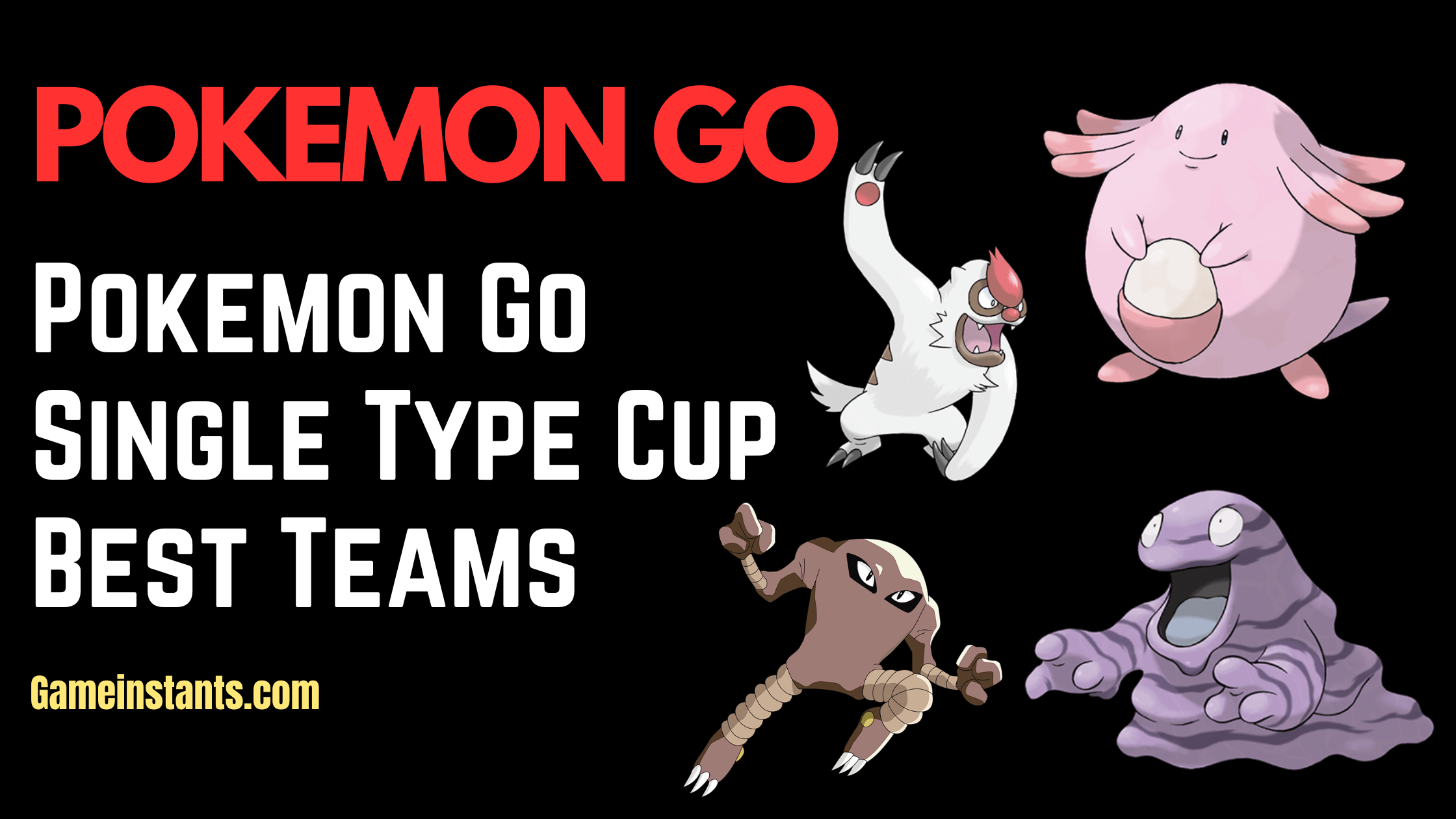 Pokemon Go Single Type Cup Best Teams
