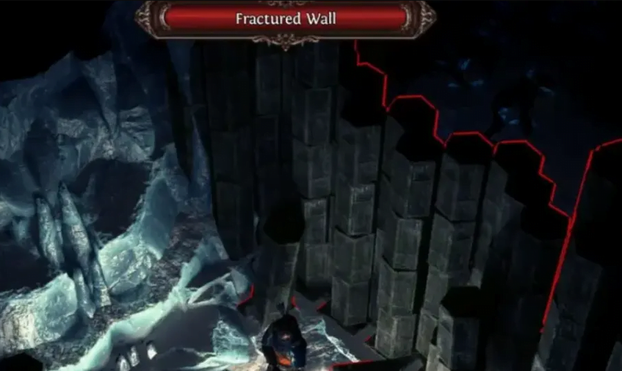 path of exile where is fractured wall