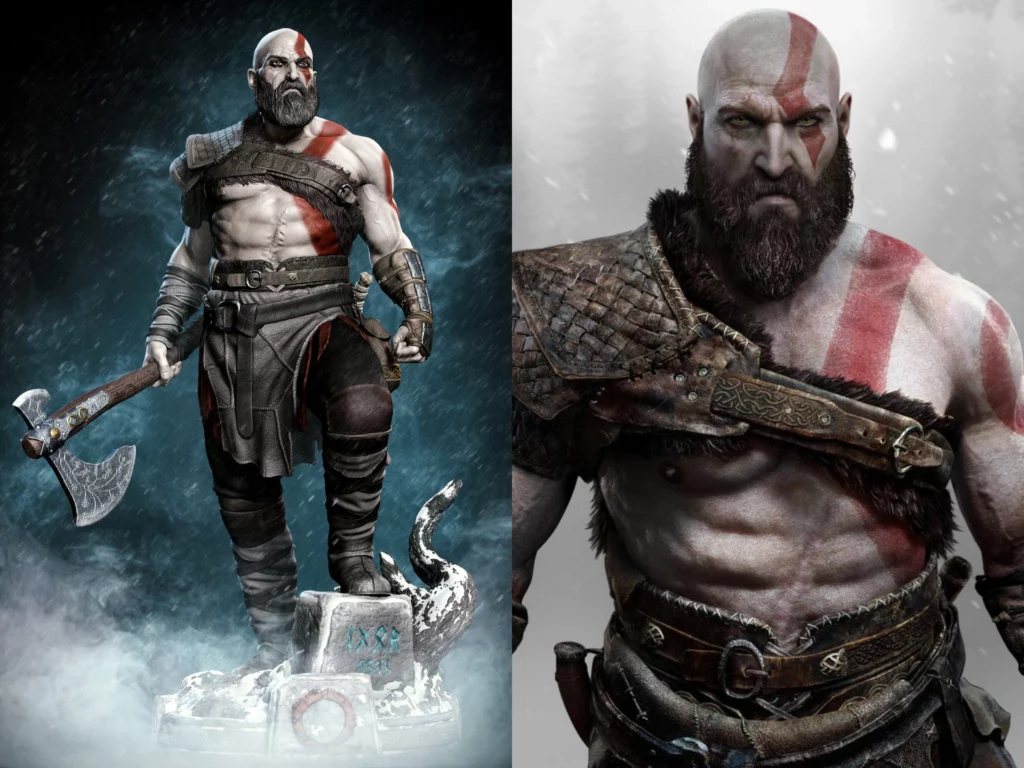 kratos height god of war 4