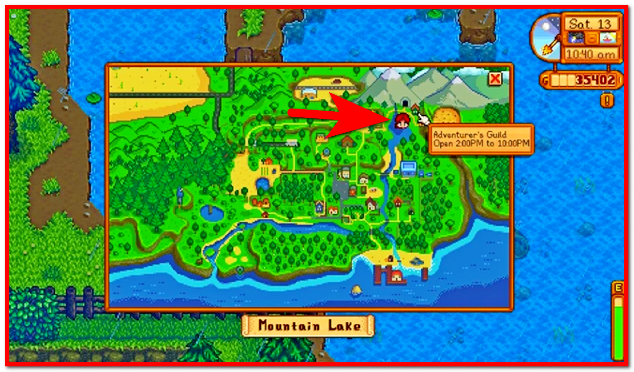 Stardew Valley Mountain Lake Location Gameinstants   Mountain Lake Location Stardew Valley 