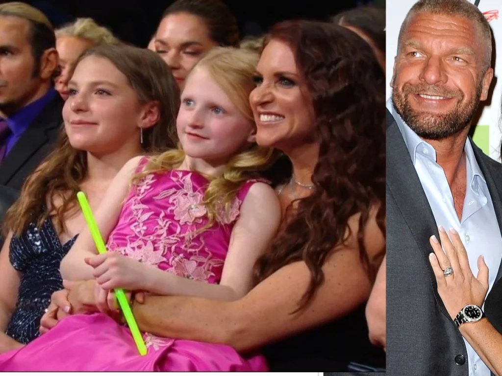 stephanie and triple h daughters