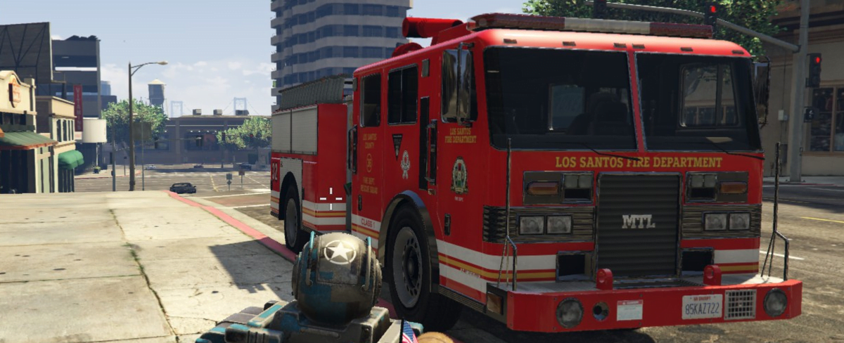 how to get fire truck in gta 5