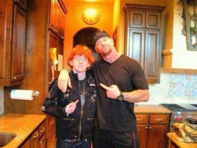 The Undertaker and son Gunner Vincent
